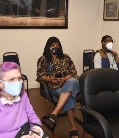 People at a meeting